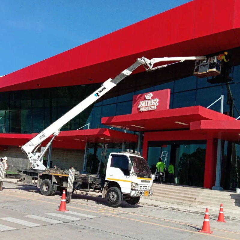 การใช้งาน รถกระเช้า Skymaster