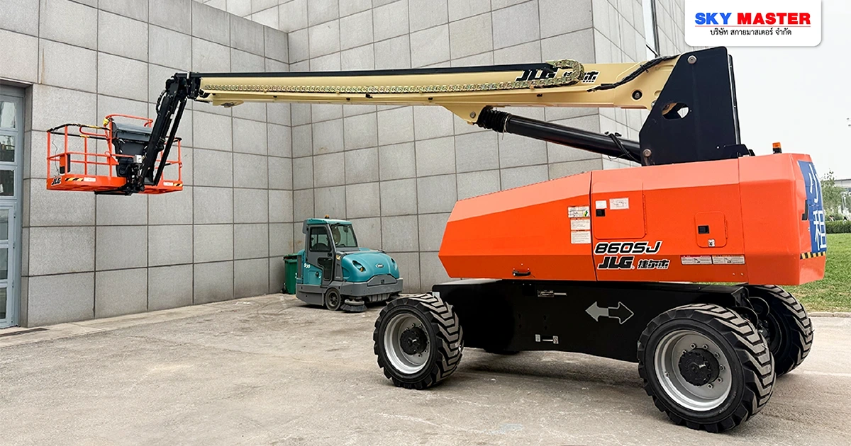 ผลงานของเรา รถกระเช้าบูมลิฟท์ JLG 860SJ