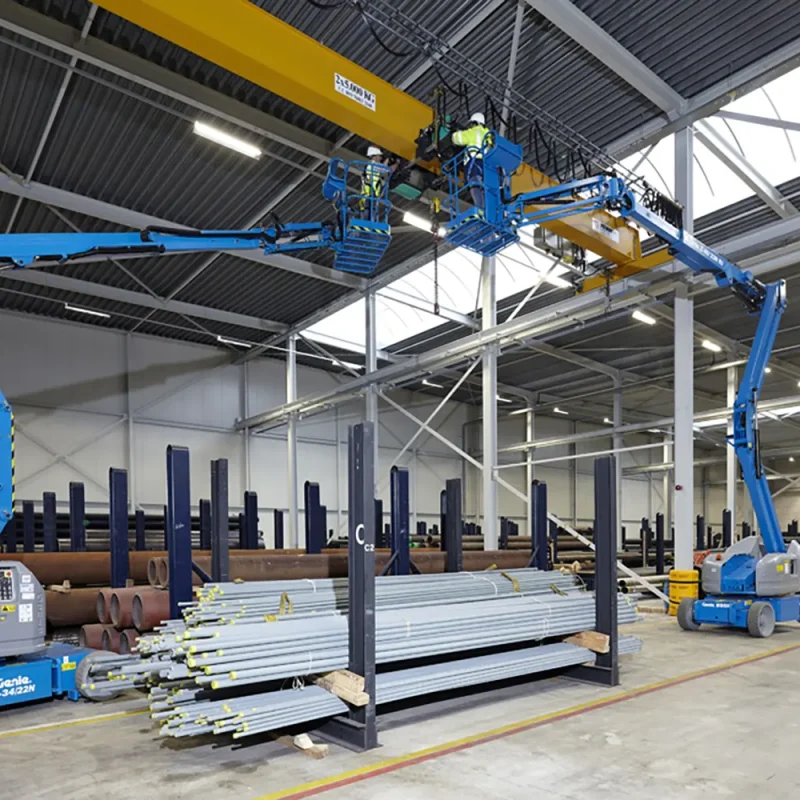 การใช้งาน รถกระเช้าบูมลิฟท์