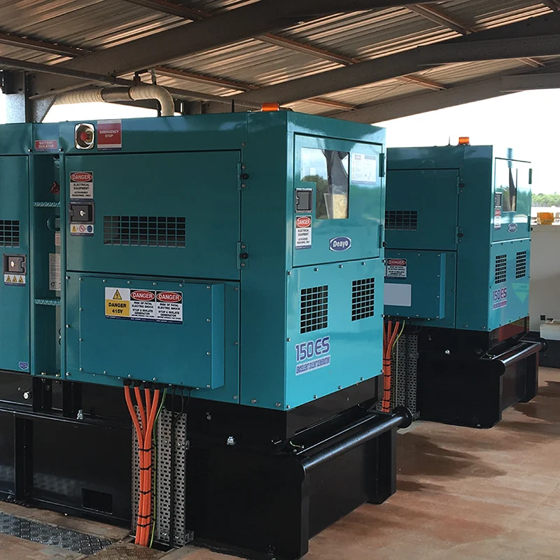 เครื่องปั่นไฟ นอกอาคาร