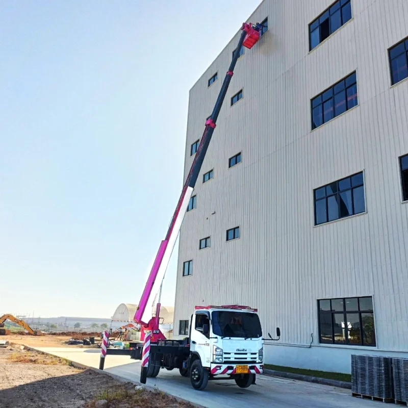 การใช้งาน รถกระเช้า Skymaster