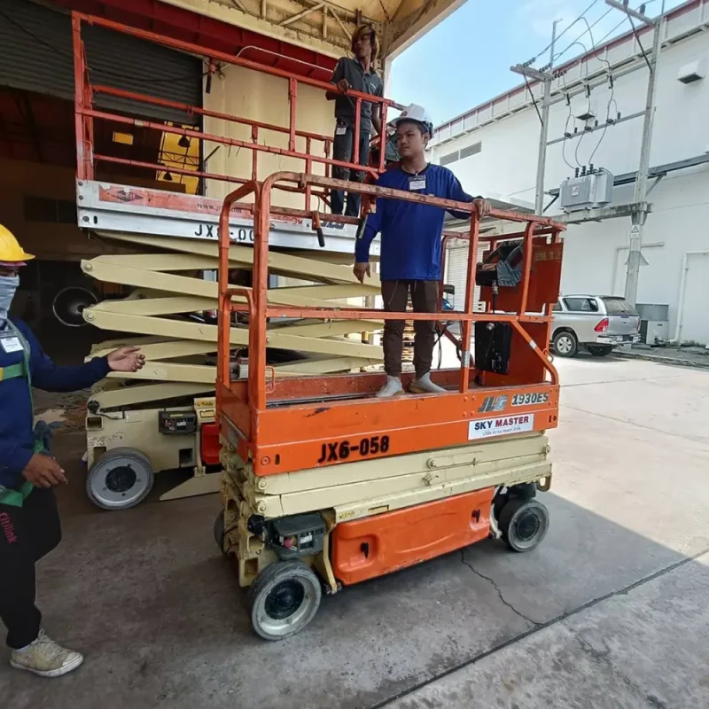 การใช้งาน รถกระเช้าขากรรไกร X-Lift